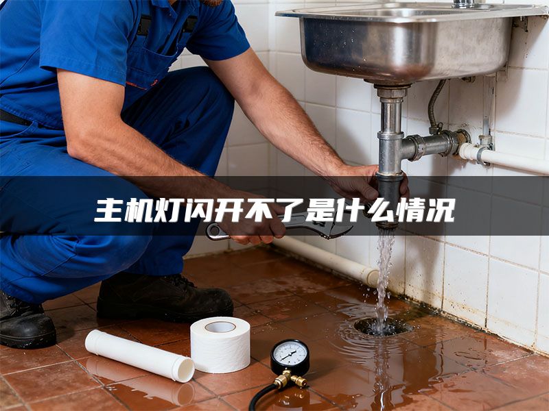 主机灯闪开不了是什么情况