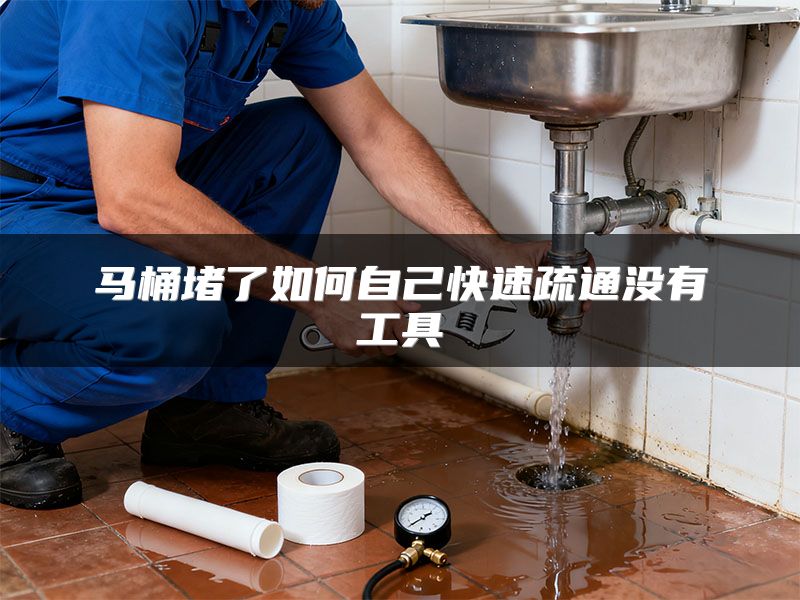 马桶堵了如何自己快速疏通没有工具