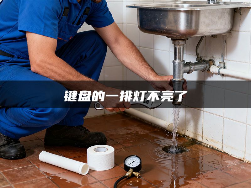 键盘的一排灯不亮了