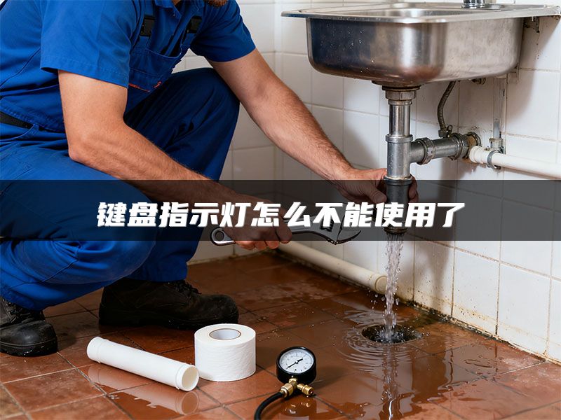 键盘指示灯怎么不能使用了