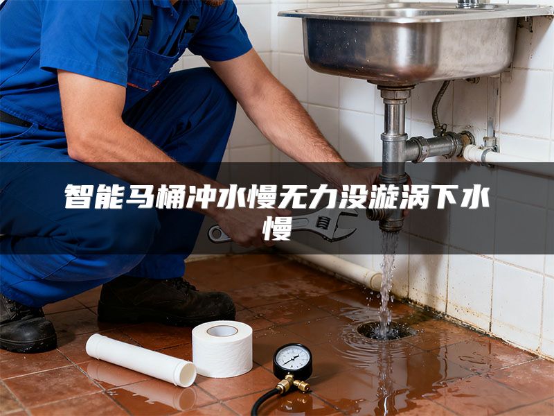 智能马桶冲水慢无力没漩涡下水慢