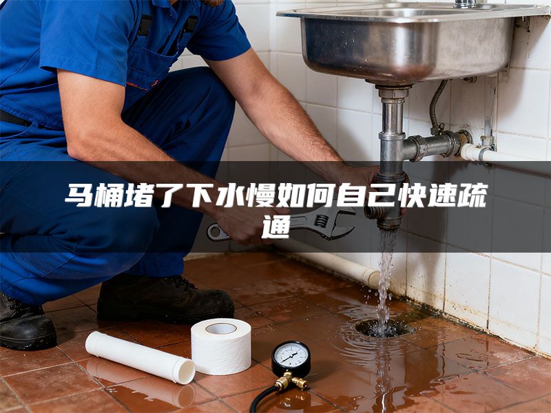 马桶堵了下水慢如何自己快速疏通