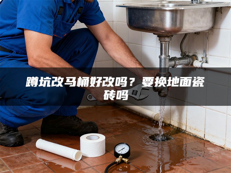 蹲坑改马桶好改吗？要换地面瓷砖吗
