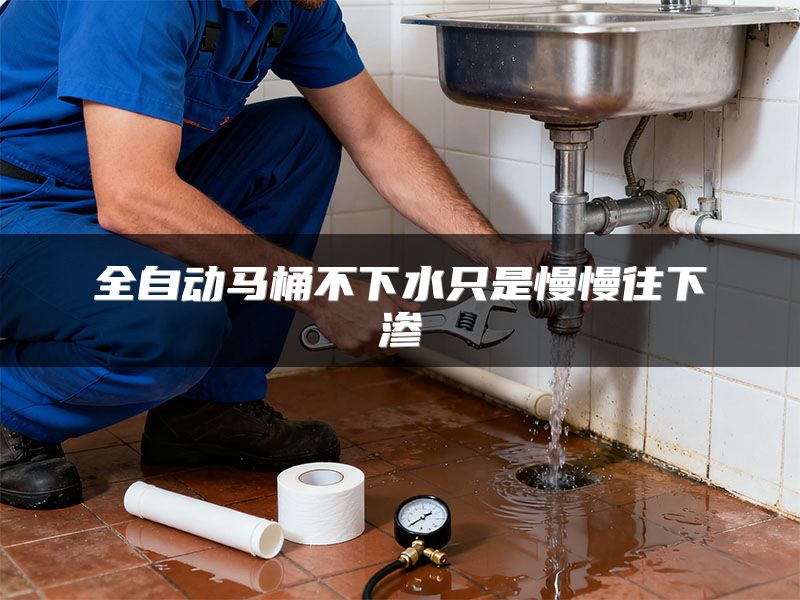 全自动马桶不下水只是慢慢往下渗