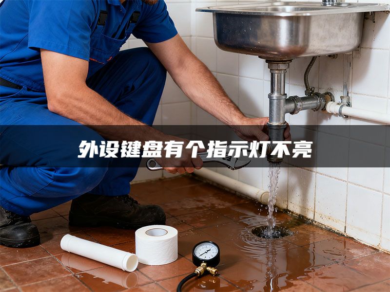 外设键盘有个指示灯不亮