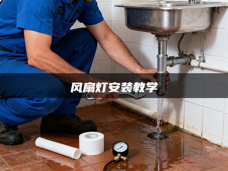 风扇灯安装教学