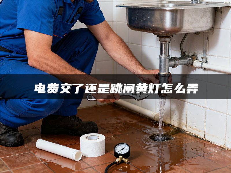 电费交了还是跳闸黄灯怎么弄