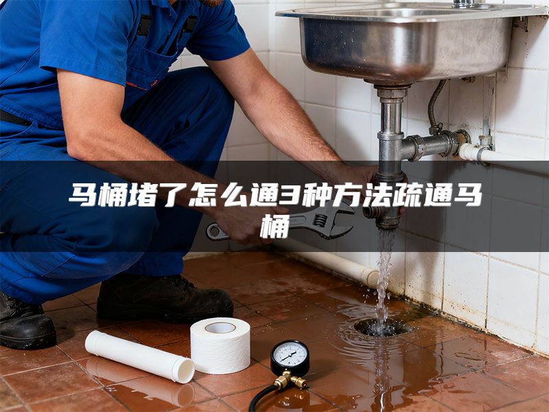 马桶堵了怎么通3种方法疏通马桶