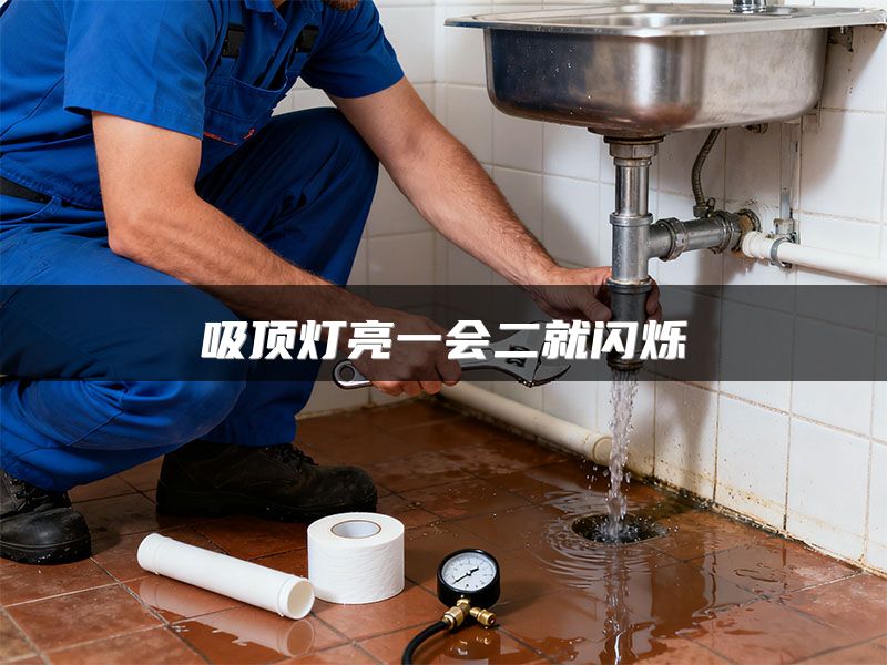 吸顶灯亮一会二就闪烁