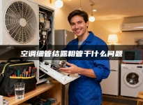 空调细管结露粗管干什么问题