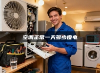 空调正常一天多少度电