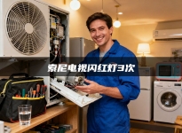 索尼电视闪红灯3次